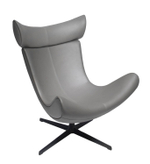 Кресло TORO серый, экокожа