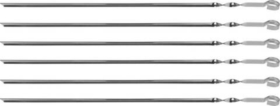 GRINDA Barbecue, 600 мм, 6 шт, в чехле, набор угловых шампуров (427751)
