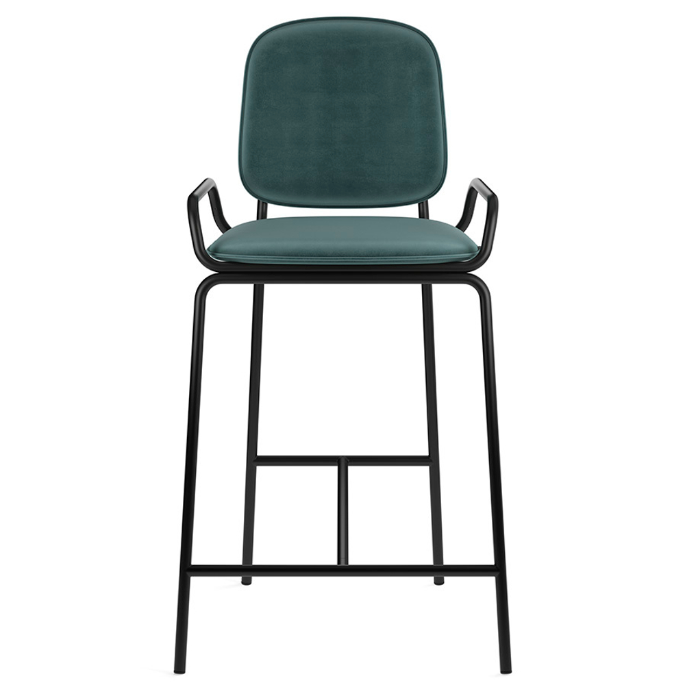 Стул полубарный Latitude Ror 2 Frame черный/зеленый