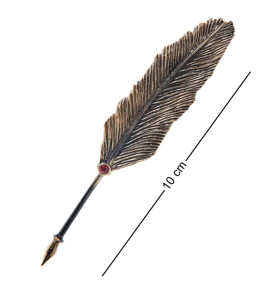 AM- 623 Фигурка «Чернильница» (латунь, янтарь)