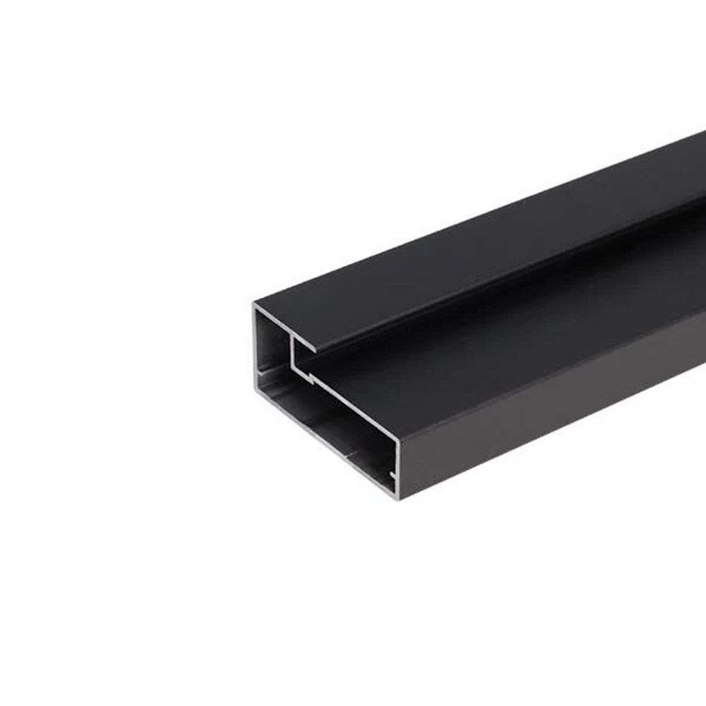 Алюминиевый рамочный профиль для фасадов, Черный матовый, купить с доставкой, Казахстан
