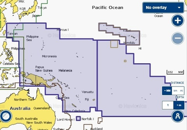 Карта Navionics+ Тихий океан PC014L  (34XG)