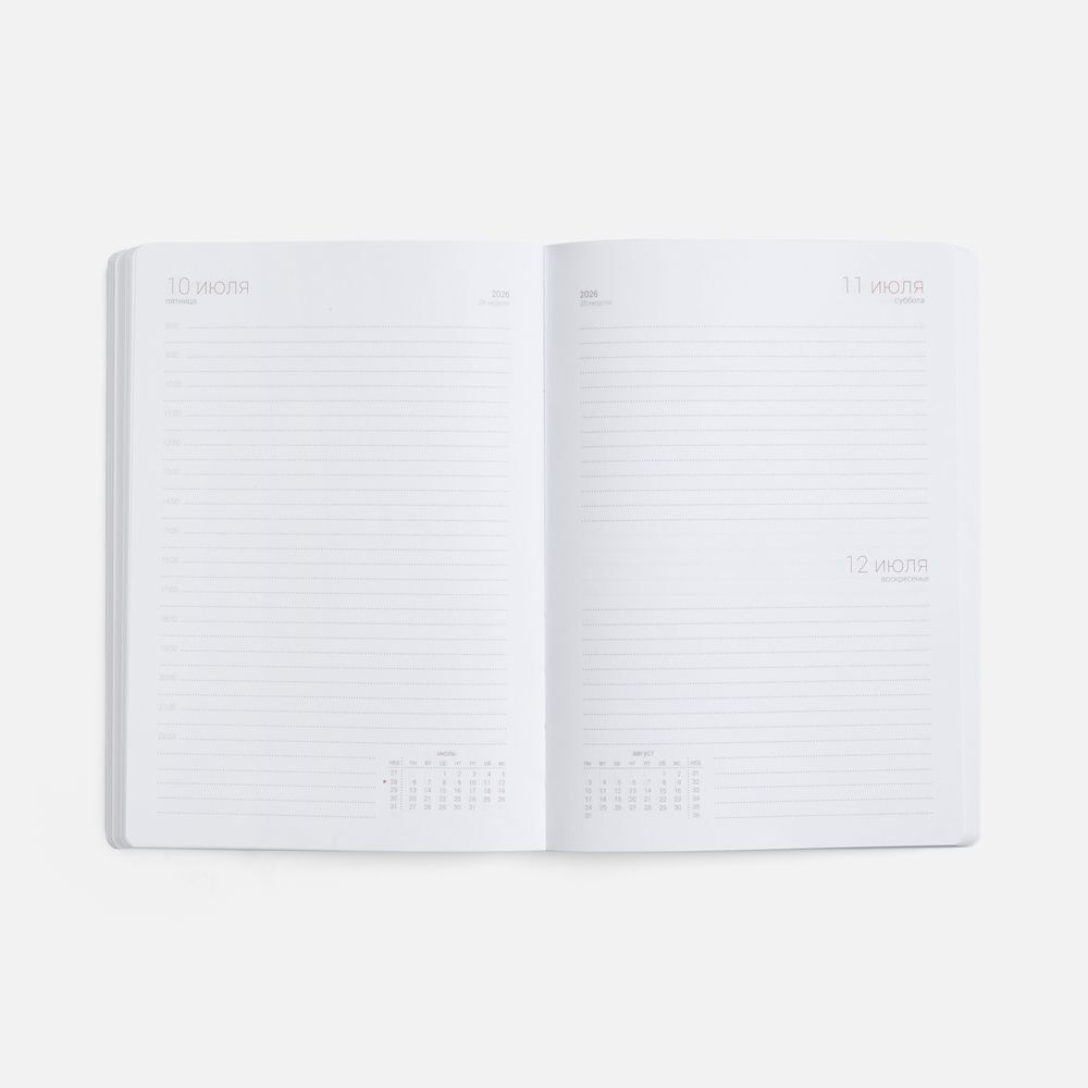 Ежедневник Flex Shall, датированный, серый