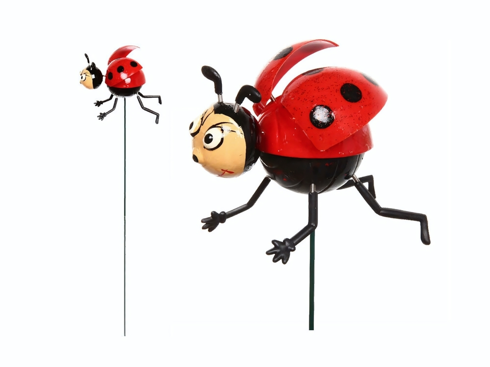 Штекер садовый "Веселая божья коровка" 12*6*40см