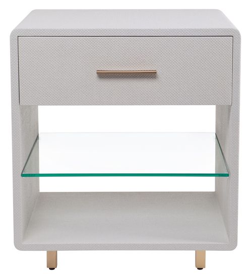 Бежевая прикроватная тумба “Тейт”