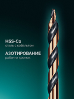 KRAFTOOL STEP POINT, 19 шт, набор сверл по металлу для винтовёртов и шуруповертов IMPACT READY (29653-H19)