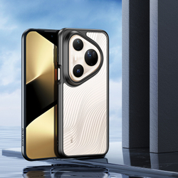 Тонкий чехол с мягкими рамками от Dux Ducis для смартфона Huawei Pura 80 Ultra, серия Aimo Series Case