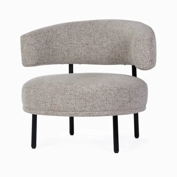 Кресло Lilly светло-серое