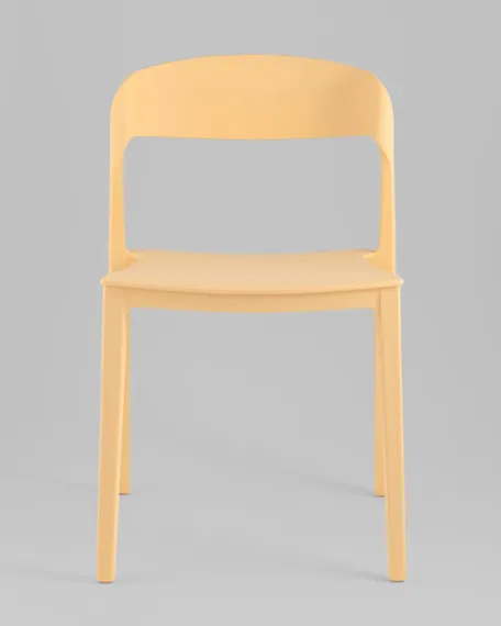 Стул Moris пластик бледно-желтый