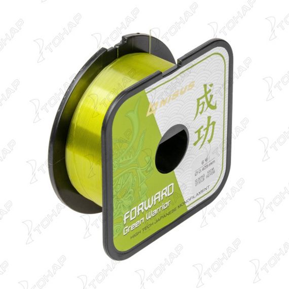 Леска FORWARD Green Warrior 0,405mm/100m Nylon (N-FGW-0405-100) Nisus
