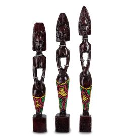 Decor and Gift В1-0377 Статуэтка АБОРИГЕН, набор 3 шт.