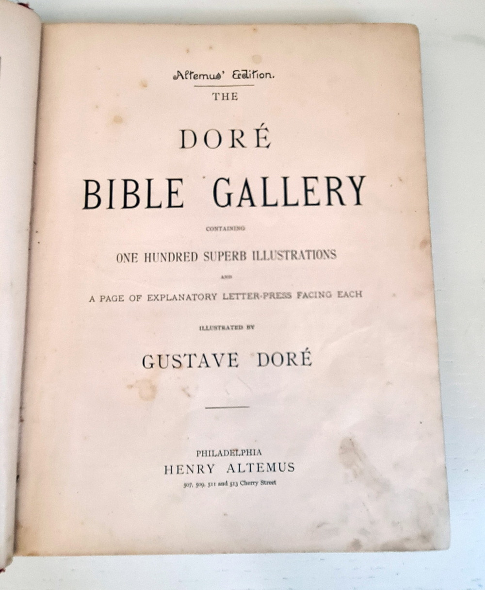"Библейская галерея Доре (The Dore Bible Gallery)". Гюстав Доре (Gustave Dore). 1890 г.