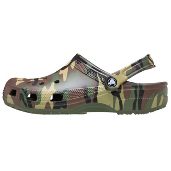 Crocs Classic Camouflage Clog 'Green Brown'