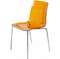 Стул X-Treme S прозрачный оранжевый | PAPATYA | Турция