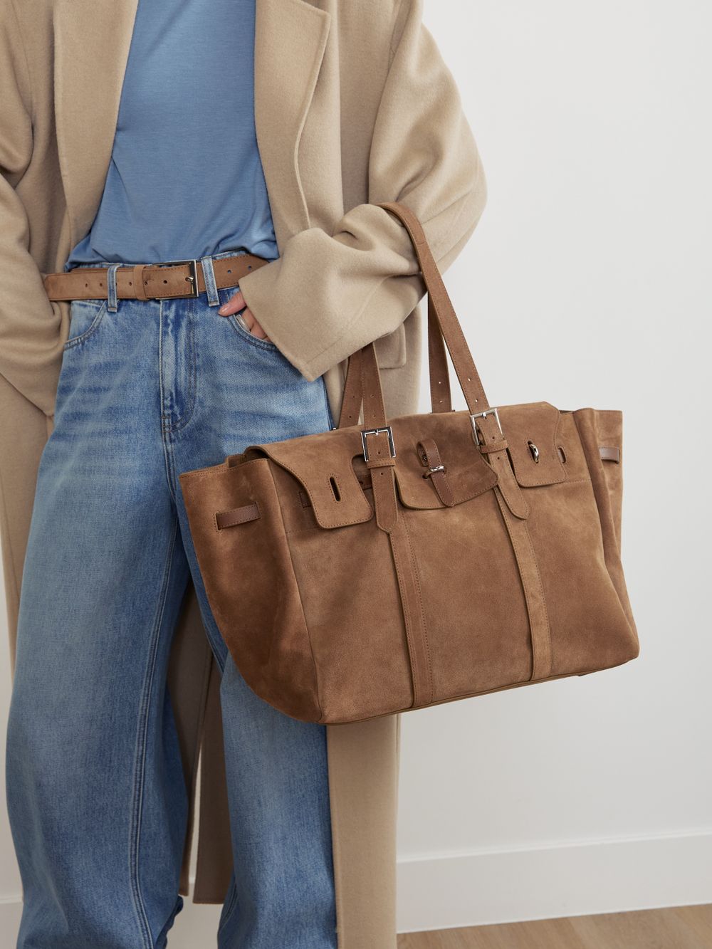 БАЗОВЫЙ РЕМЕНЬ ЗАМША КАПУЧИНО