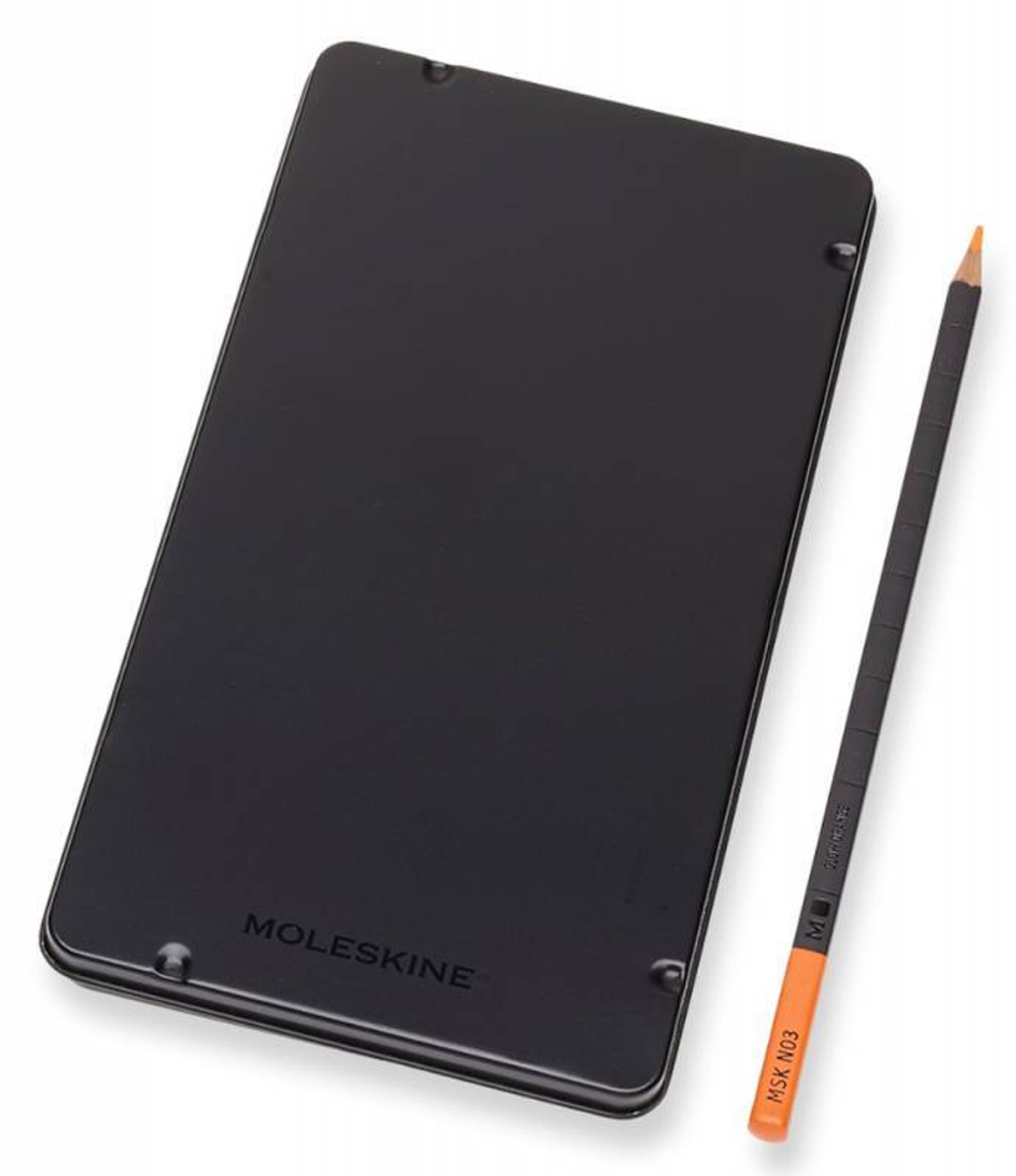 Карандаши цветные акварельные Moleskine Watercolour (EW7P12COLA) 12цв. мет.кор.