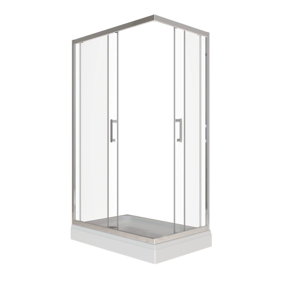 Душевое ограждение Triton Фикс-Хром 120х80