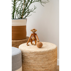 Пуф 40х40см Bergenson Bjorn Sonja светло-бежевый