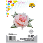 Фольгированный шар-фигура «Роза акварельная», 82 см