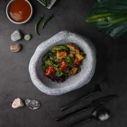 Салатник 650 мл 23*18,5 см h9 см Stone Untouched Taiga P.L. Proff Cuisine [1]