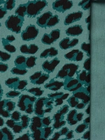 Лонгслив для девочки укороченный, леопард