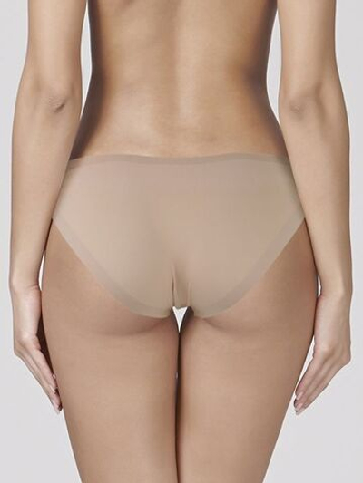 Трусики-слипы со средней линией талии (Размер: XXL) (Цвет: бежевый)