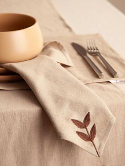 Салфетка сервировочная Desert leaf из коллекции Essential, 45х45 см