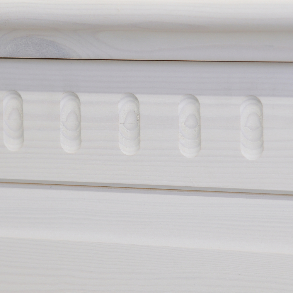 Кровать Боцен 180х200 двуспальная, белая из сосны