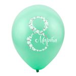 Шар (12''/30 см) 8 марта Нежность, Ассорти Пастель 2 ст. 2 цв.  50 шт.