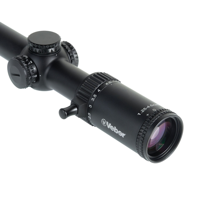 Прицел Veber Wolf 1.25-4.5x26 IR FD07 Загонник