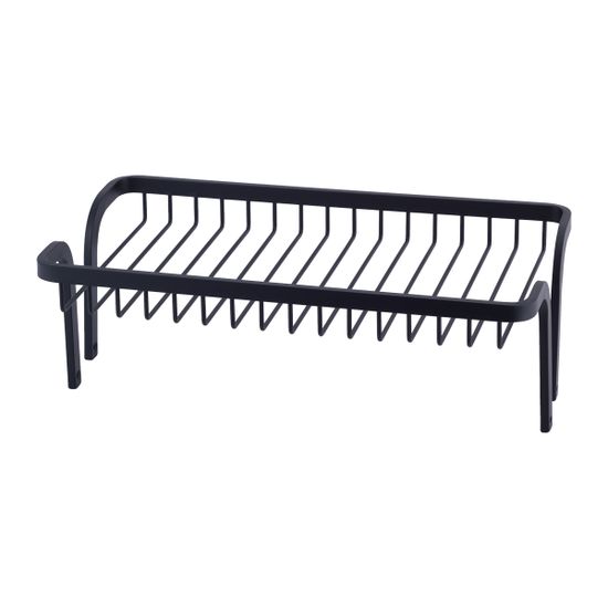 Сушилка для посуды из алюминия с поддоном Kamille KM-0750 (черная 57,5х35х27,5 см.)