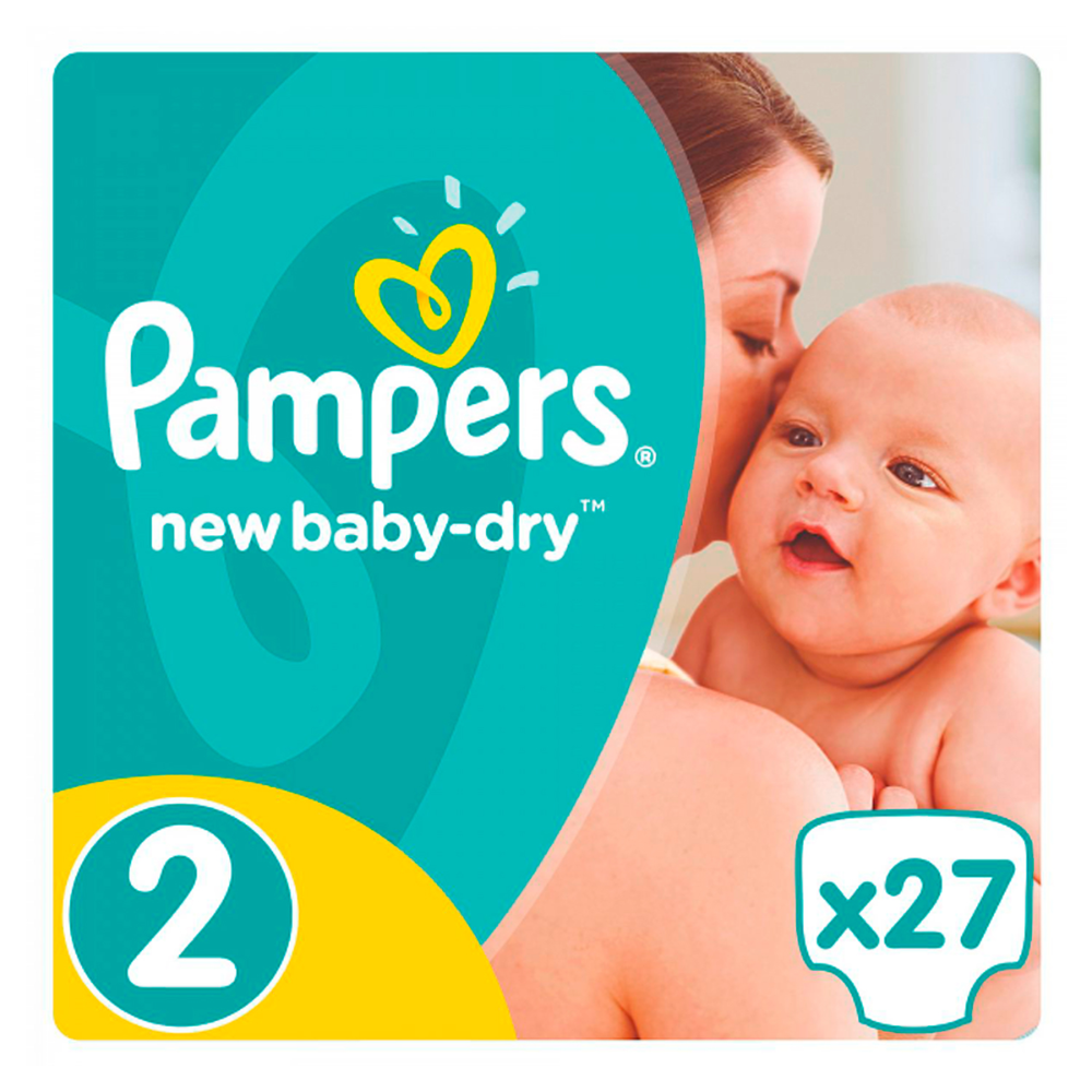 Подгузники Pampers new baby №2 27 шт