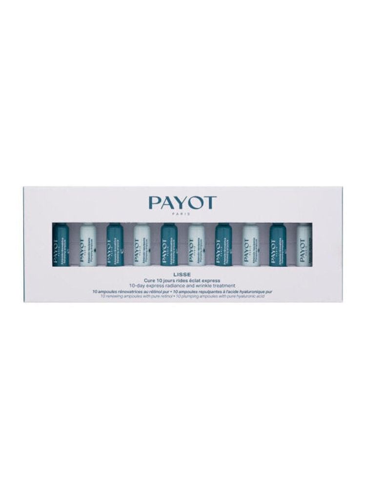 PAYOT Lisse 10-Day Express Radiance And Wrinkle Treatment 20x1 ml gesichtsserum Feine Linien &amp; Falten für Frauen Tagespflege 10x1 ml + Nachtpflege 10x1 ml