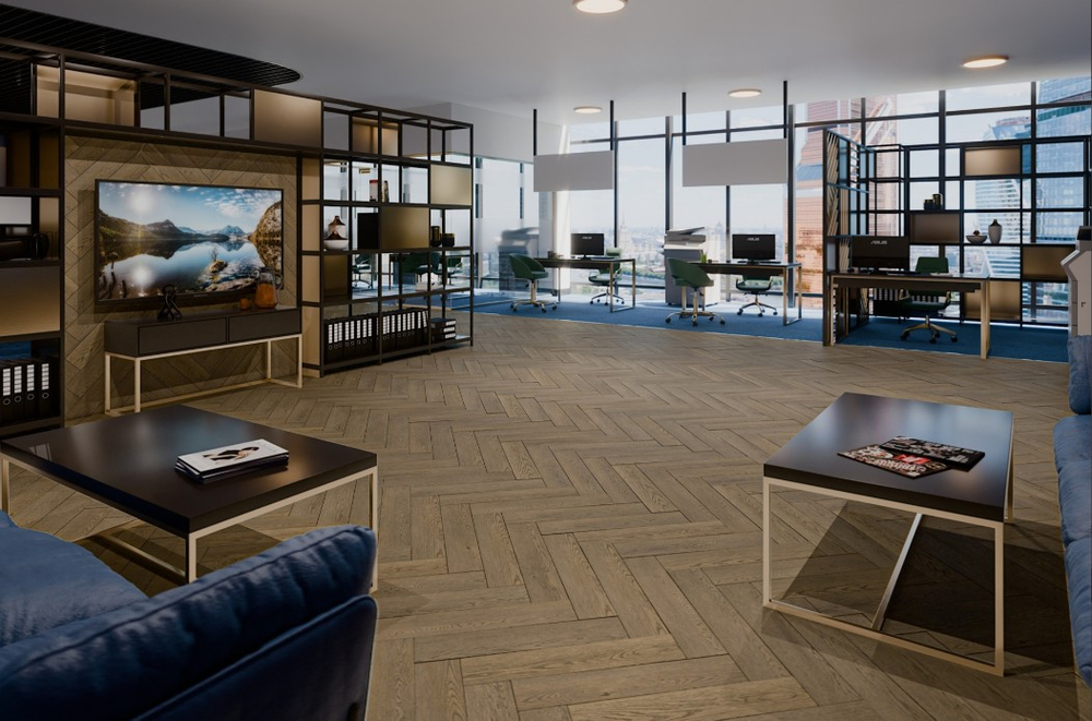 Кварц-винил Клеевой LVT Damy Floor London 2,5 мм Ноттингем 3.2 м2