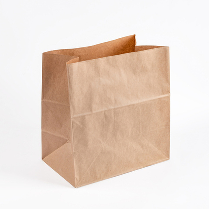 Пакет с пр.дн., б/п, 320*200*340, Крафт, 70 г. (1/500)/(1/450)