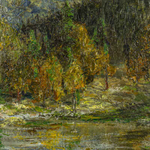 Картина «Горное озеро» Wolfgang Heinz Unger.