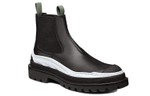 Sacai x DIOR Ankle Length Chelsea Boots Men"s Black