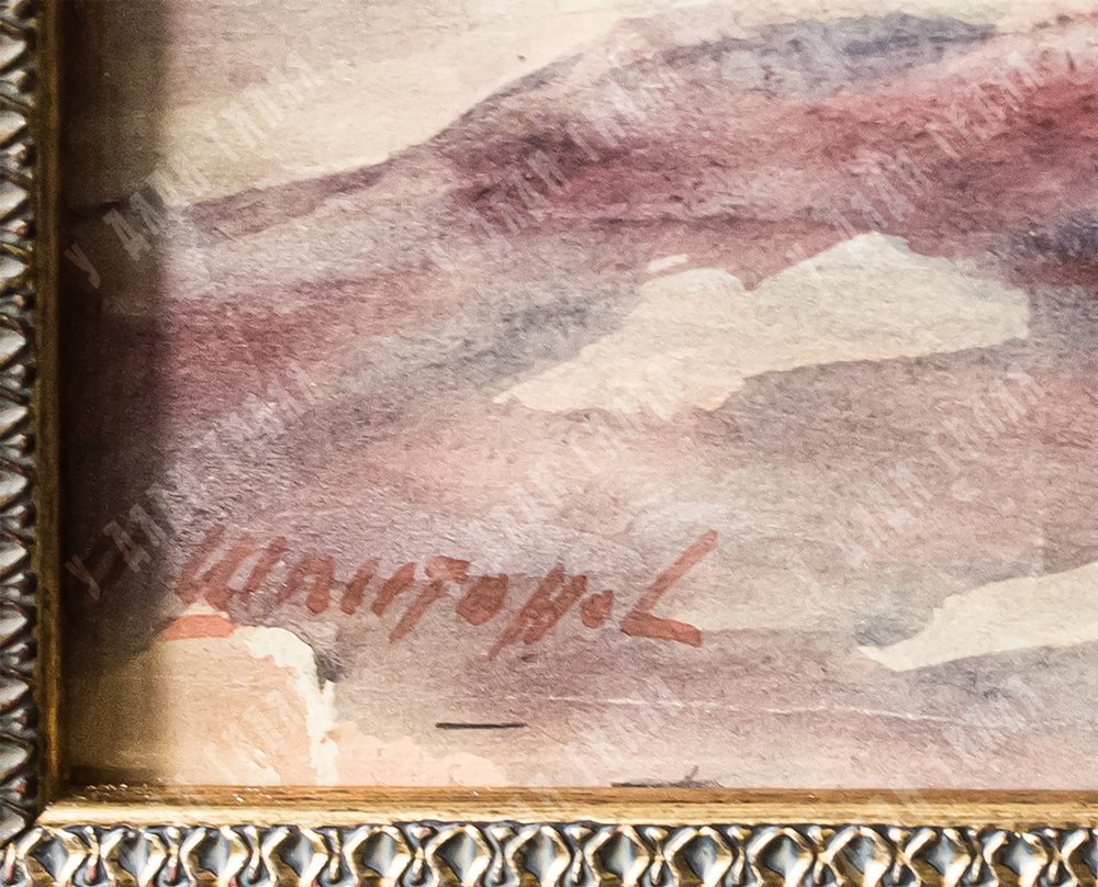 Шпитонов И.В. (1901–после1965) «Никольская церковь в Коломенском». Акварель. 1960-е гг.