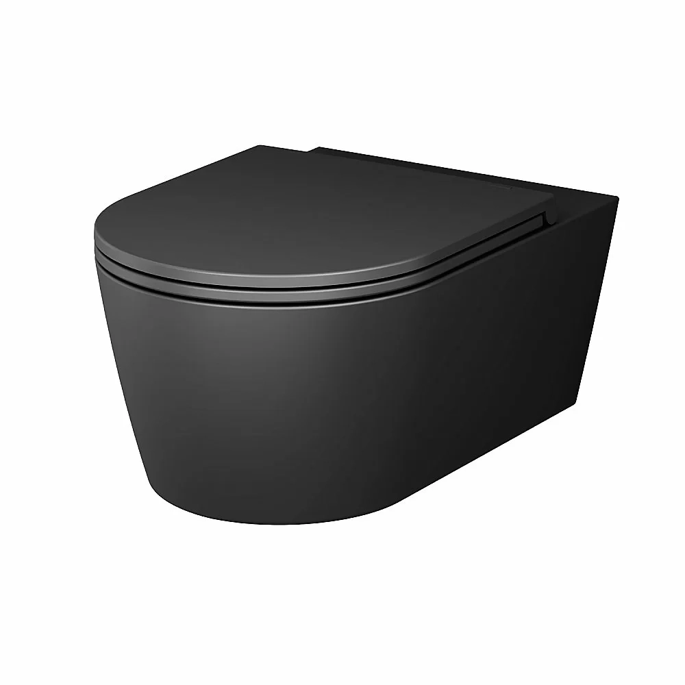 Унитаз подвесной AM.PM Func C8F1701MBSC черный матовый, безободковый