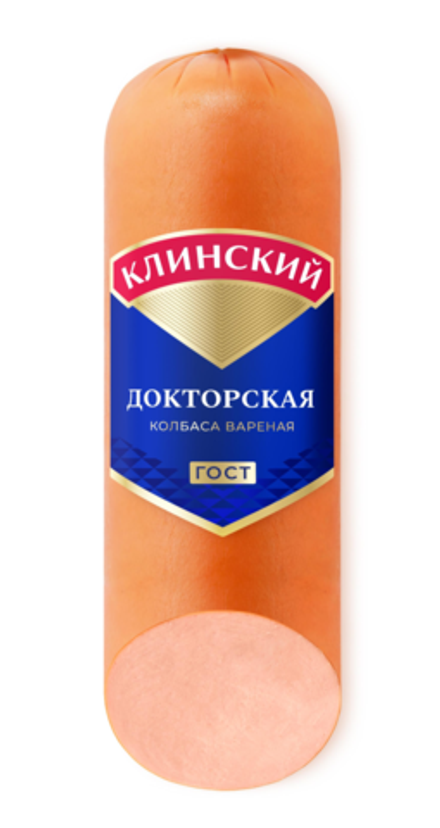 Колбаса вареная «Докторская» по ГОСТУ, Клинский ~400 грамм