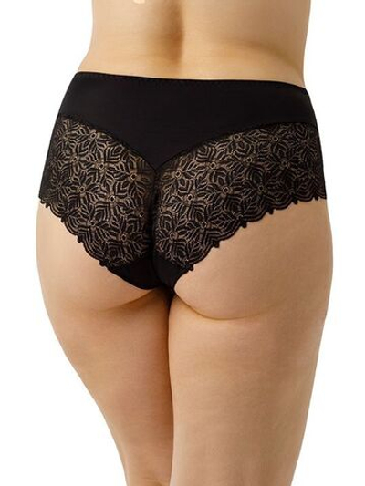 Трусики-слипы с высокой посадкой (Размер: 44) (Цвет: черный)