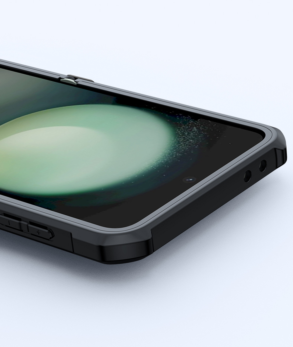 Чехол на Samsung Galaxy Z Flip 6 противоударный с усиленными углами XUNDD