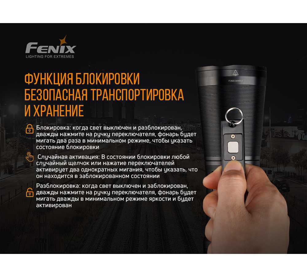 Фонарь Fenix WT50R