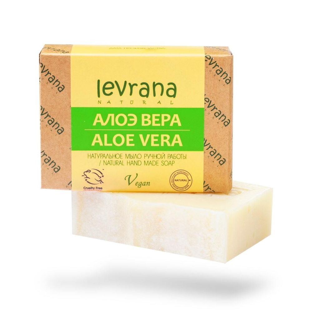Алоэ натуральное мыло ручной работы (Levrana) Алоэ натуральное мыло ручной работы (Levrana)