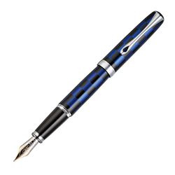 Перьевая ручка Diplomat Excellence A Plus Rome black blue F 14ct. (D40103013)