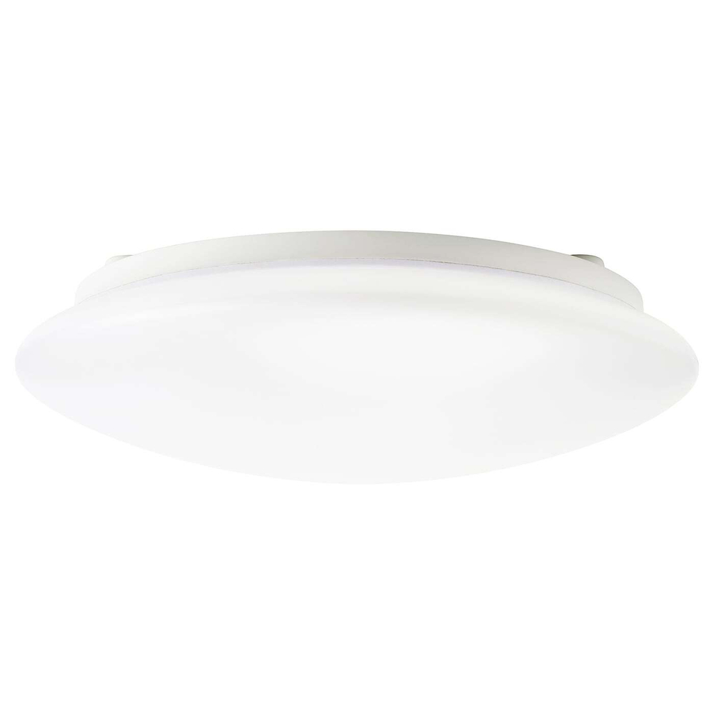 IKEA BARLAST  (ИКЕА БАРЛАСТ)  -  Светодиодный потолочный/настенный светильник, белый, 25 см