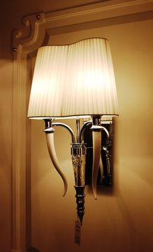 replica wall lamp  , Visionnaire Brunilde Chandelier - Ipe cavalli ( black + gold  )