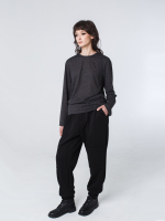 Лонгслив унисекс "Серость". Серый меланж