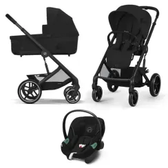 Детская коляска Cybex Balios S Lux BLK 3 в 1 Moon Black
