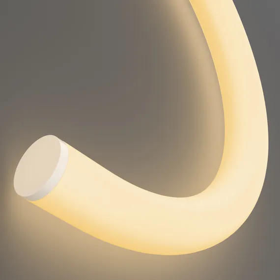 Гибкий неон круглый 360° с фиксацией изгибов D25 24В 20Вт/м 3000К IP65 5м Led Strip 20306